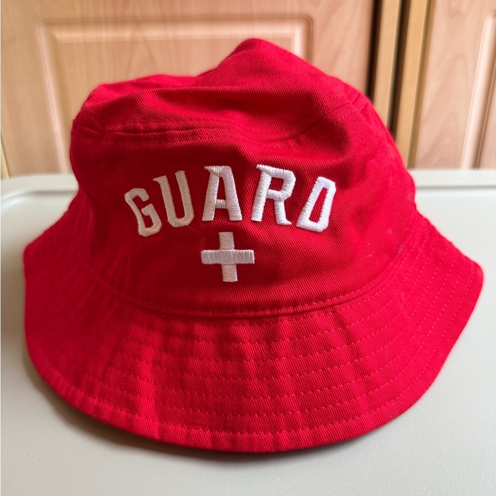 Blarix Red Lifeguard Bucket Hat
